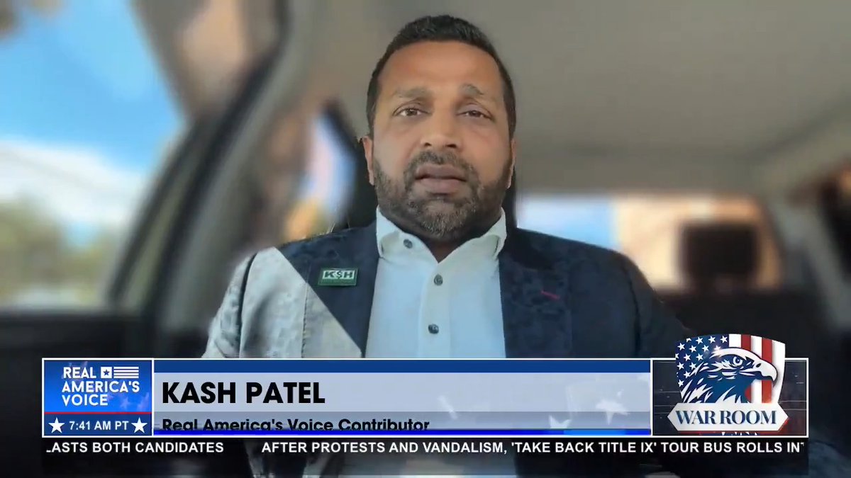 Right?! Kash Patel says that Paul Ryan has no business smearing President Trump’s character since Ryan lied to the American public and rigged the Russiagate investigation. @KashsCorner Real America's Voice (RAV)