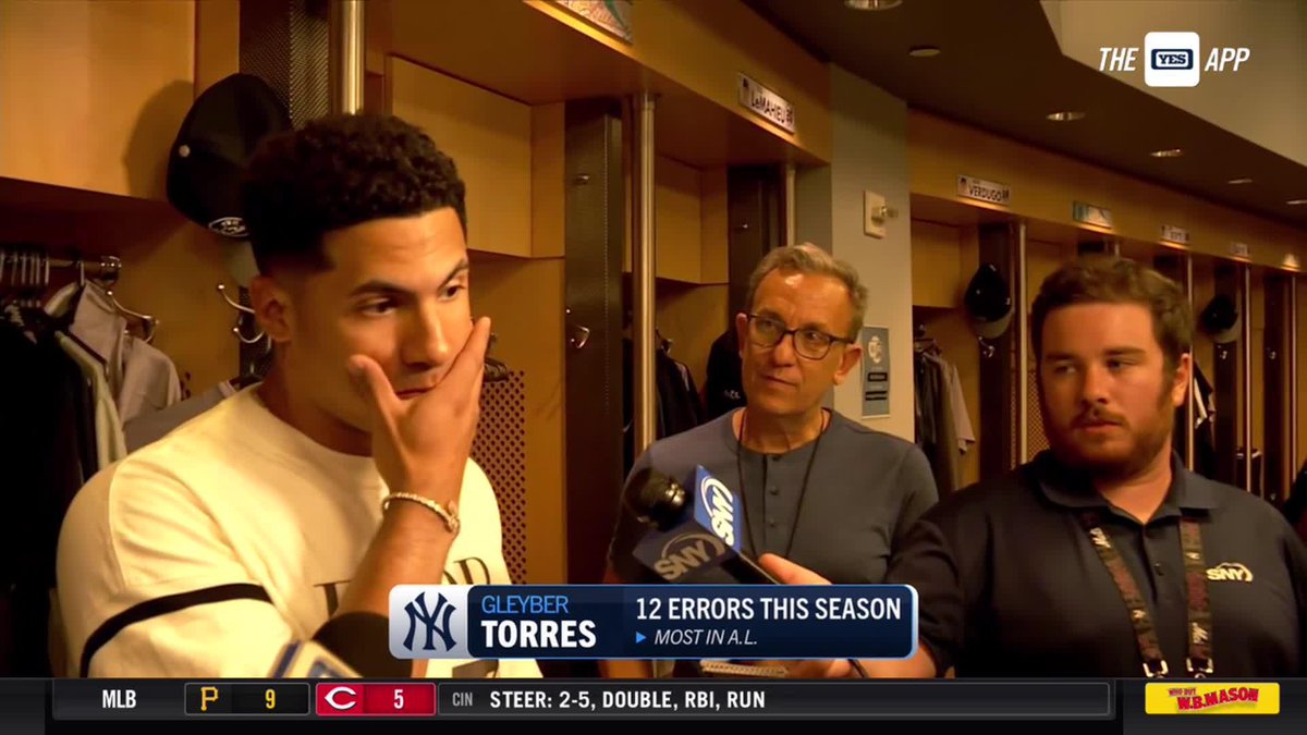 Gleyber Torres: I have to figure it out, get better. I'm working really hard.