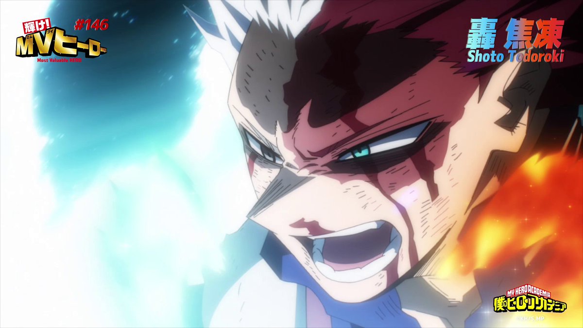 『僕のヒーローアカデミア』 7期第8話( No.146) 「二つの赫灼」 MVヒーロー #ヒロアカMVP 【轟焦凍/ショート】 #ヒロアカ #heroaca_a