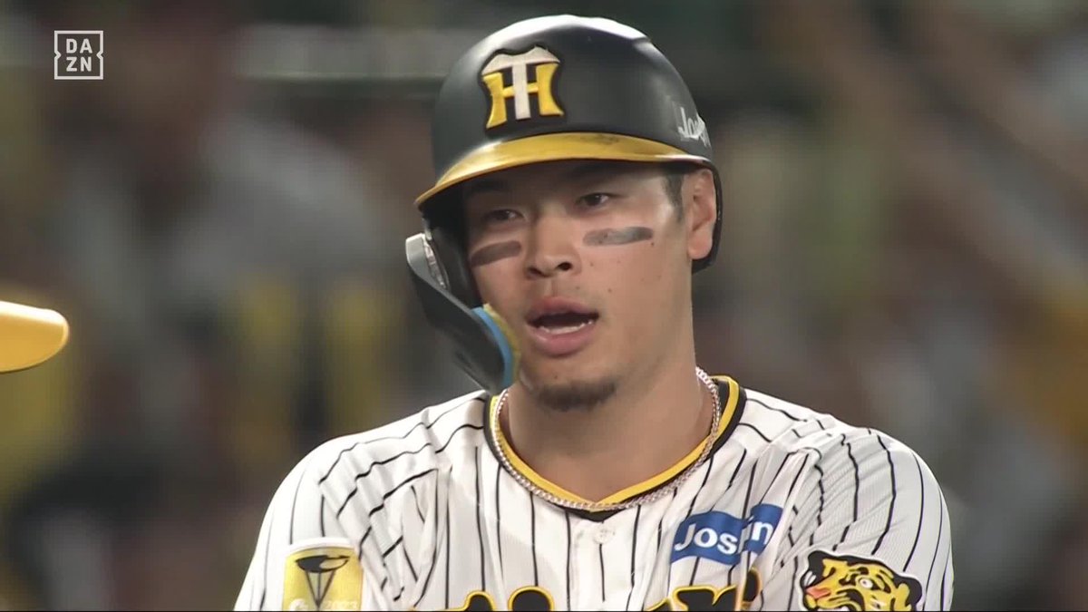 / ようやく笑顔が戻ってきた \ これで出場3試合連続ヒット 佐藤輝明が先制タイムリー3ベース ⚾プロ野球(2024/6/26) 🆚阪神×中日 📱Live on DAZN #DAZNプロ野球 #hanshin