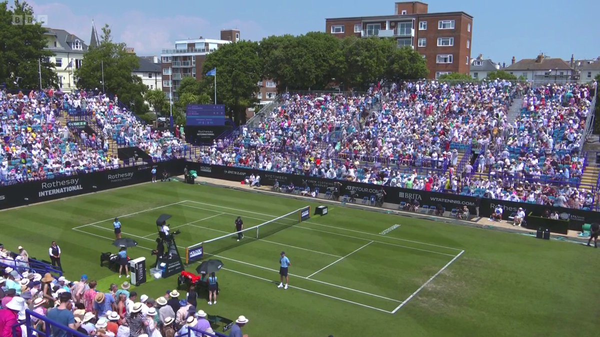 Katie Boulter is one set away from the Eastbourne quarter-finals 💪 #BBCTennis | #Eastbourne