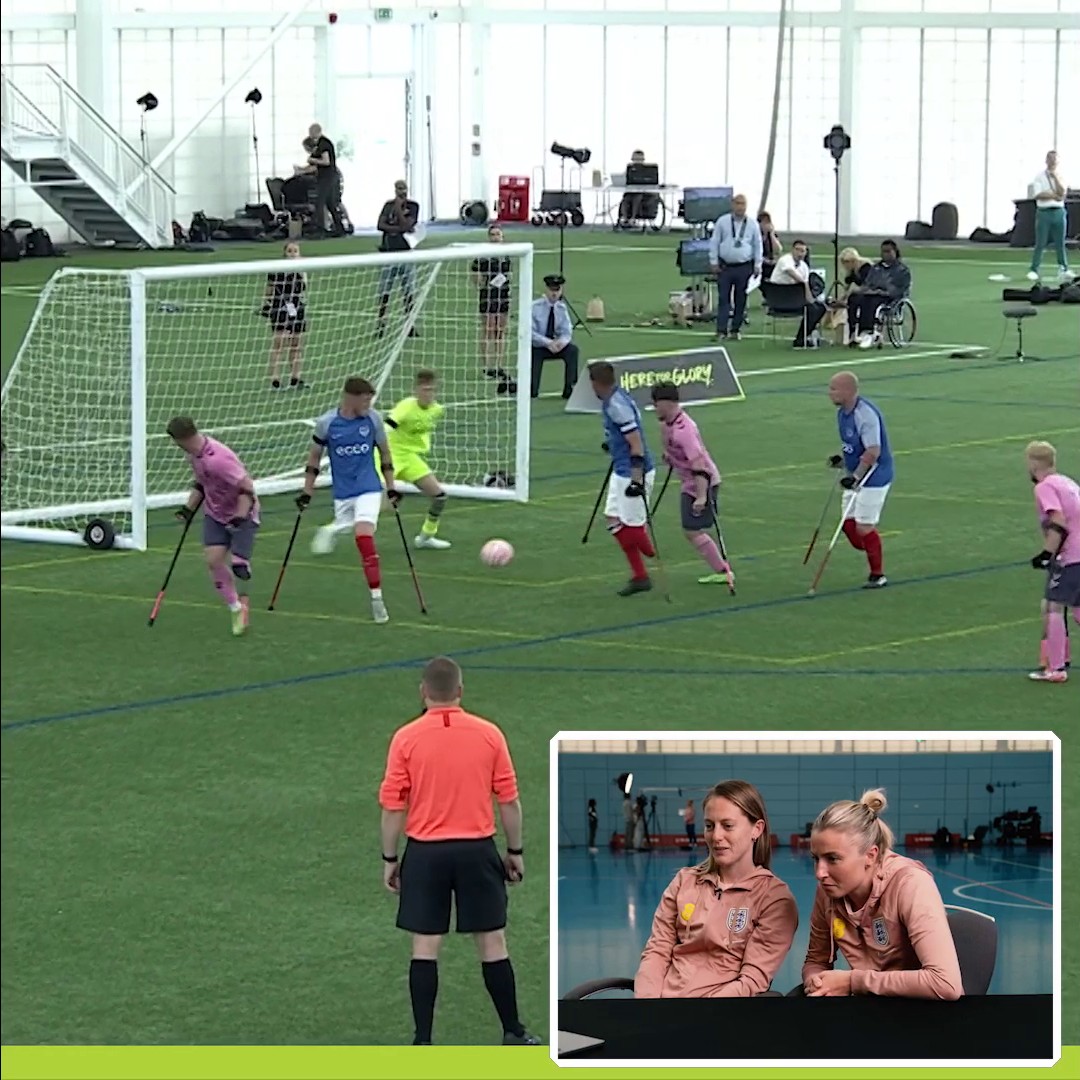 The 2024 #FADisabilityCup is coming up this weekend! 🏆 England's Lionesses, Leah Williamson and Keira Walsh react to some of the best goals from the years gone by... 📺 Watch the tournament LIVE this weekend on TNT Sports &amp; discovery+ UK