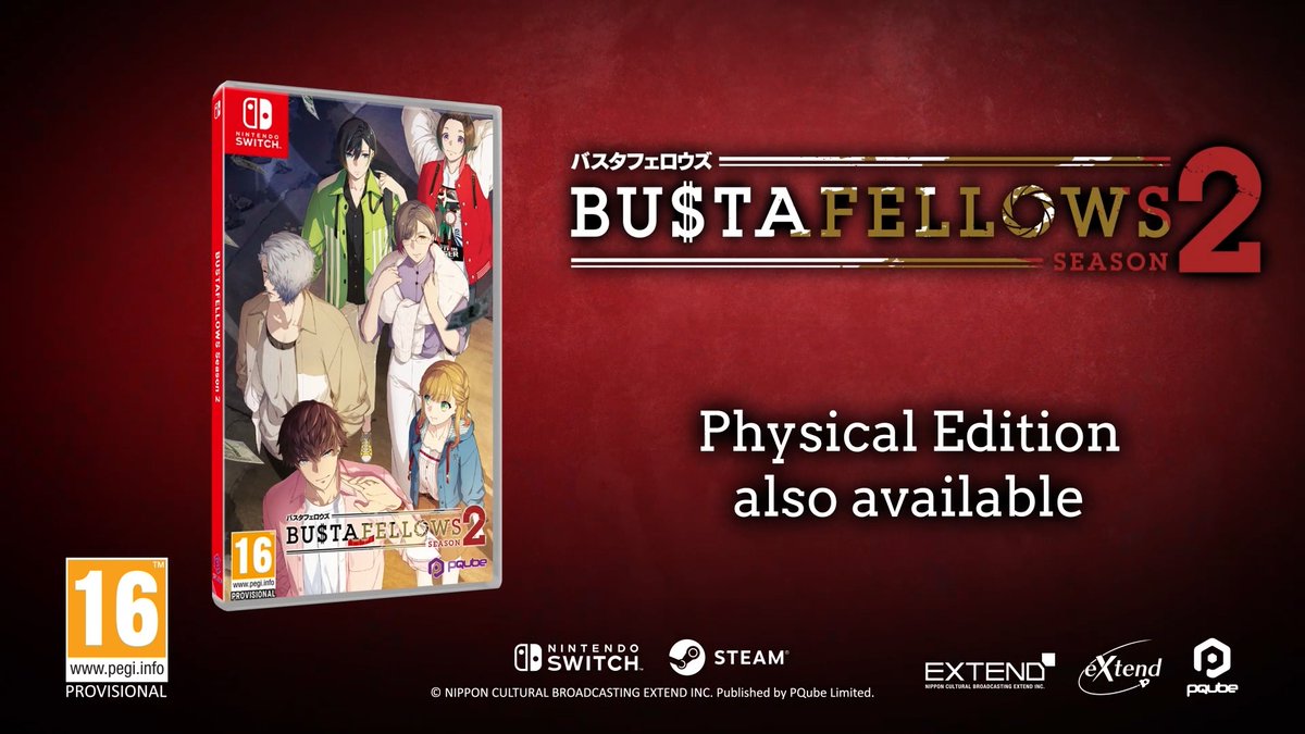 We heard you loud and clear… BUSTAFELLOWS Season 2 is coming in 2025, to Steam and Nintendo Switch! WISHLIST NOW! 👇