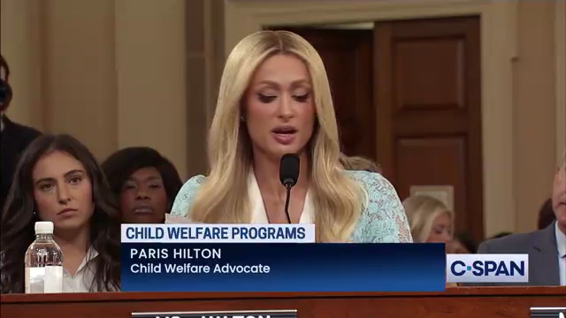 WATCH: Paris Hilton opening statement on Child Welfare Programs: "I am here to be the voice for the children whose voices can't be heard...The treatment these kids have had to endure is criminal...I will not stop until America's youth is safe."