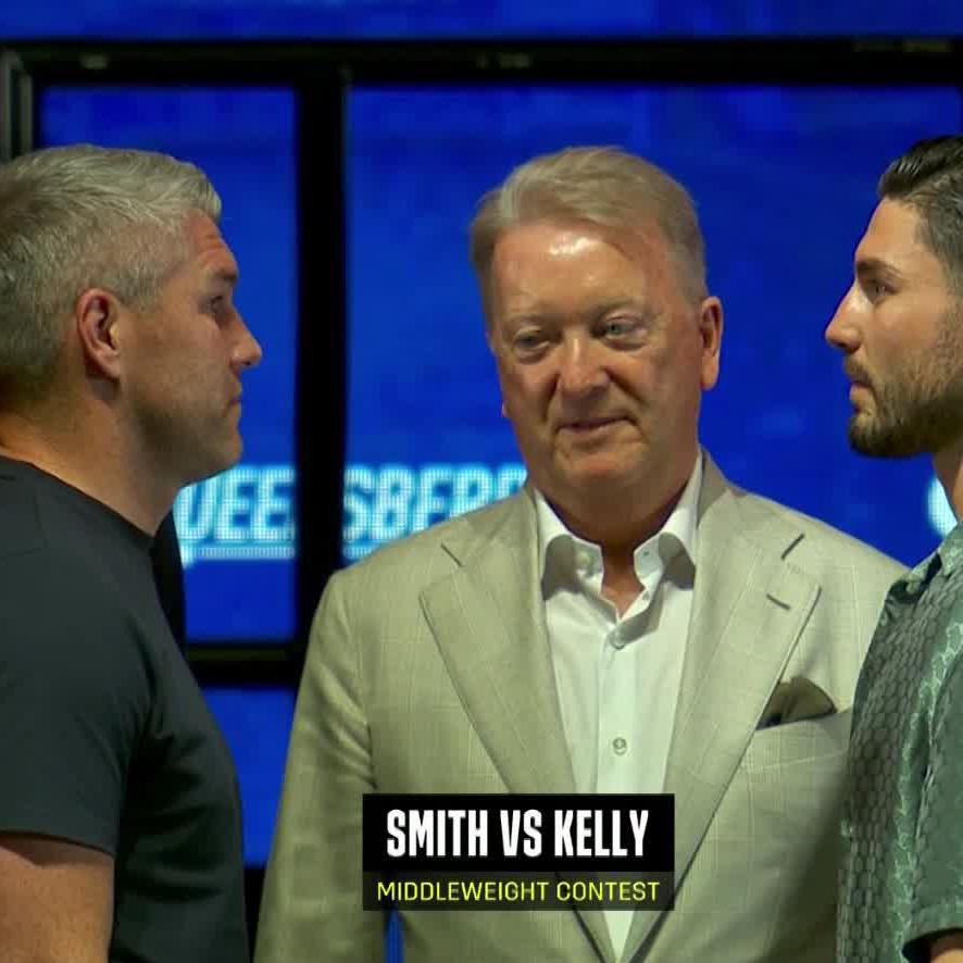 'Beefy' 🆚 'Pretty Boy' Who are you backing? 🎬 DAZN Boxing #SmithKelly | #JoshuaDubois | #RiyadhSeason | @Turki_Alalshikh