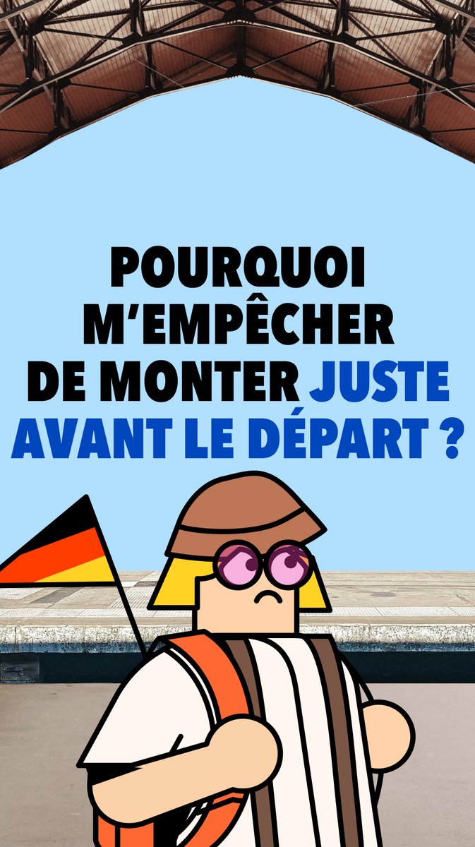 Pourquoi je ne peux pas monter dans mon train moins de 2 min avant le départ ? #QuestionSNCFVoyageurs