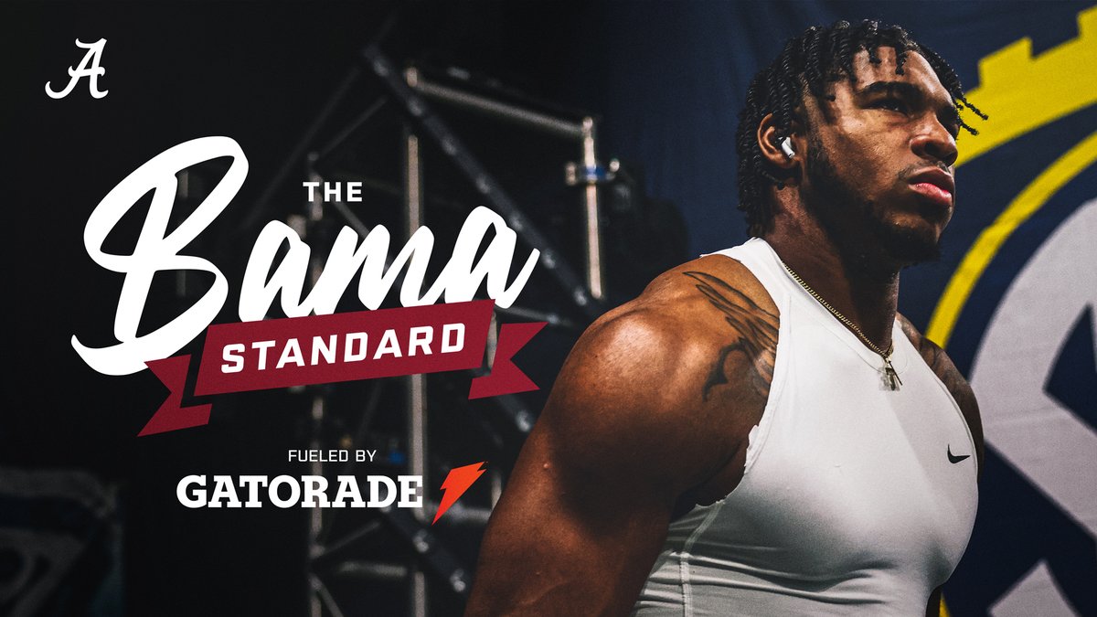 “I love the staff. They bring great energy.” Jihaad Campbell is ready for a big season ahead. #RollTide | Gatorade