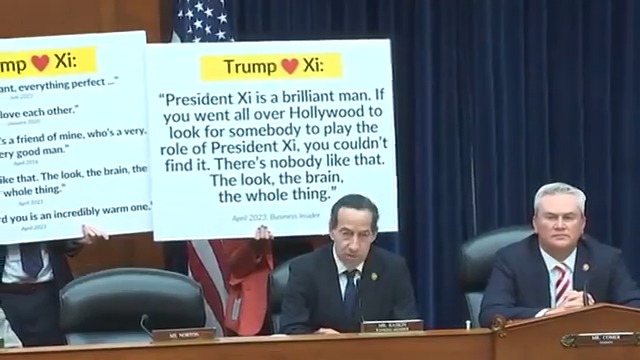BREAKING: In a stunning development, Donald Trump has no support from Fortune 500 CEOs. Jamie Raskin highlights Trump’s main support is from autocrats abroad like Xi Jinping and Vladimir Putin. Retweet so all Americans see this powerful clip.