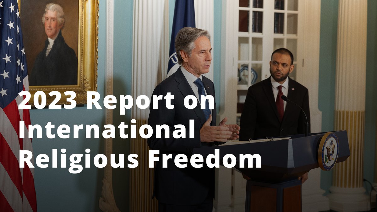 Freedom of religion is a bedrock American belief. Every year, Office of International Religious Freedom chronicles the state of religious freedom around the world. We highlight both progress and shortcomings, with the aim to protect this human right for all.