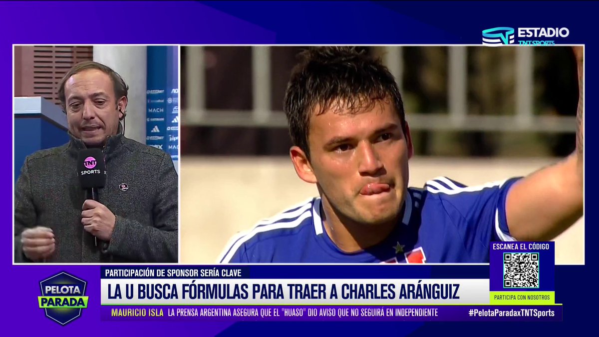 🤩⚽🔵🔴 Ya está en marcha la Operación Charly Marcelo Díaz, en #PelotaParadaxTNTSports, nos cuenta que Universidad de Chile está moviendo sus piezas para contar AHORA con Charles Aránguiz. ¿Qué te parece la idea del retorno del Príncipe?