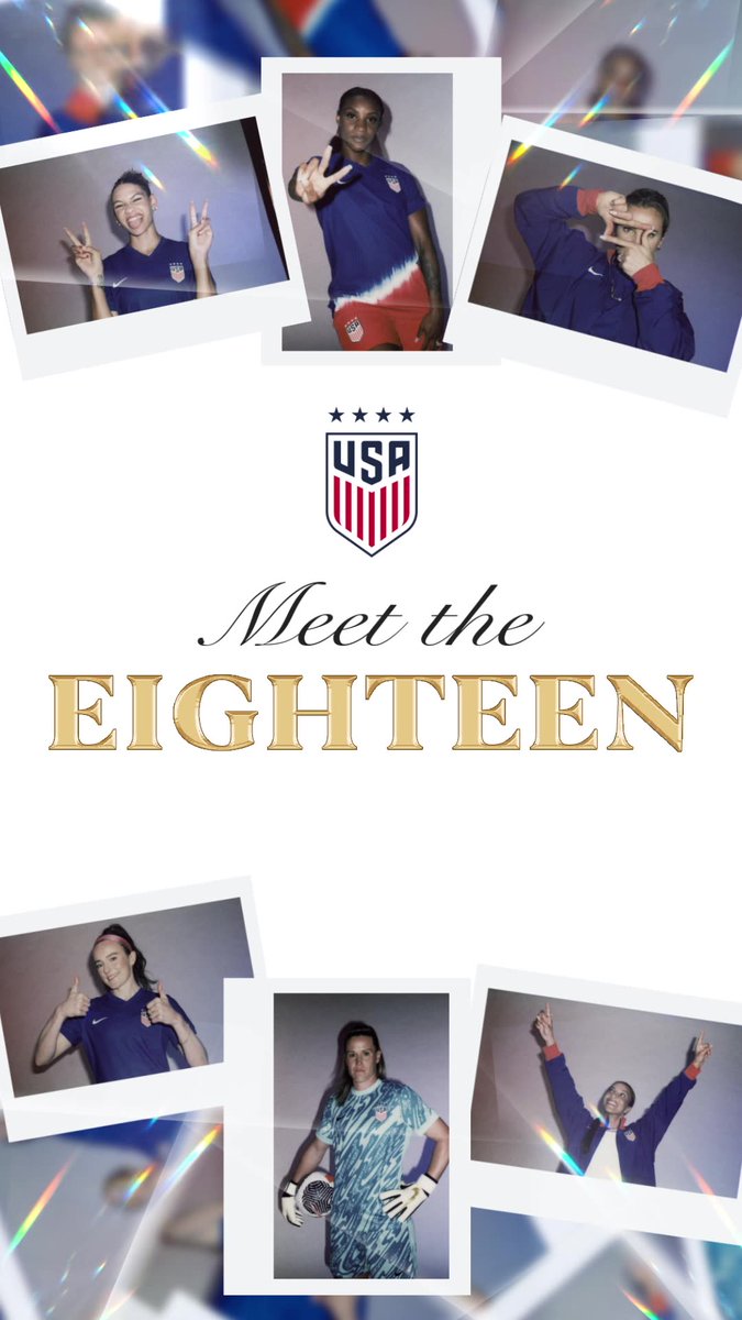 🇺🇸 MEET THE 18 🇺🇸 Get to know your squad for the summer. Coming 🔜