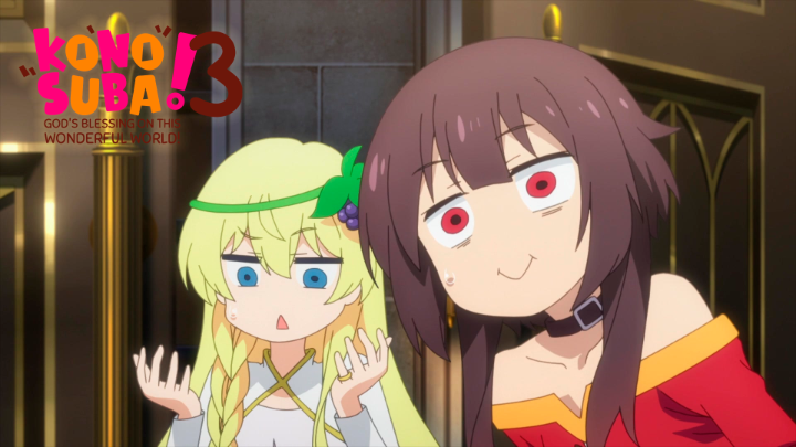 Mudar de corpo não acontece só nos filmes, aqui está a prova 👇 #FreakyFriday Anime: KONOSUBA -God's Blessing on This Wonderful World!