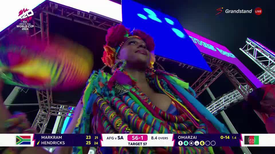 THE MOMENT IT HAPPENED ๐ฟ๐ฆ #T20WorldCup