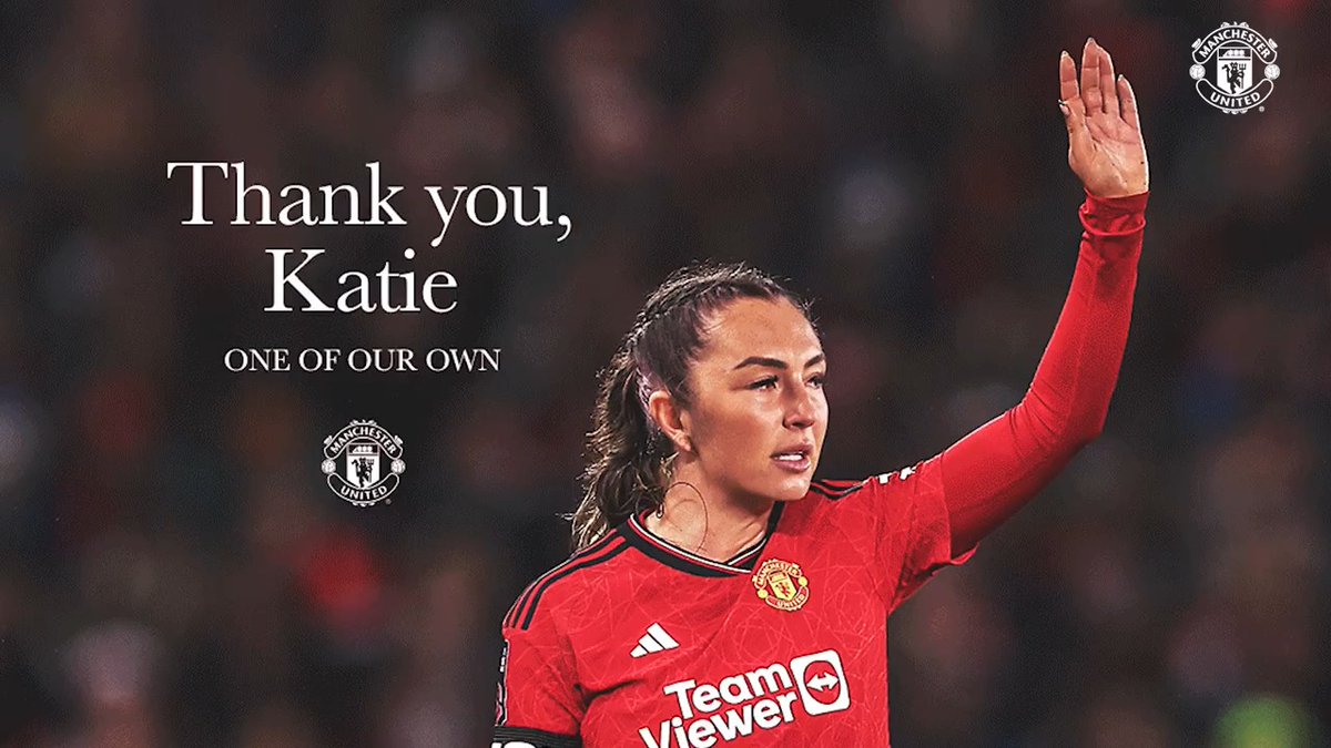 🫶 Forever a part of our history. Katie Zelem is United through and through 🔴⚪️⚫️ #MUWomen