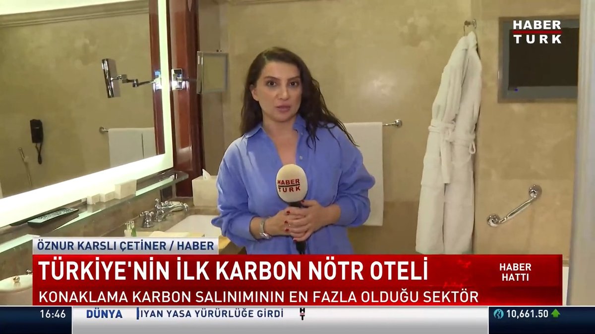 Türkiye'nin ilk karbon nötr oteli... Otel müşterilerinin bıraktığı karbon miktarı hesaplanacak.