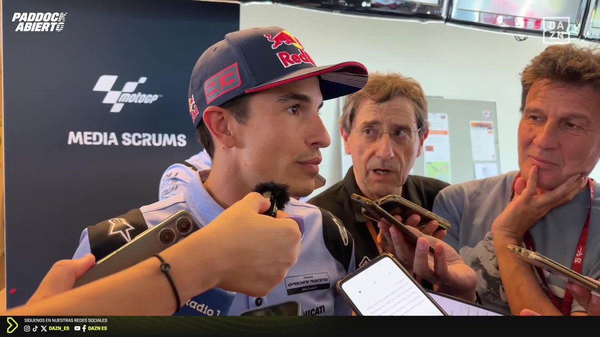 👀 Marc Márquez reacciona a la frase "Marc Márquez vende más que Jorge Martín" que pronuncia Borja González "SÍ" #PaddockAbierto 🇳🇱 #MotoGP 🏁