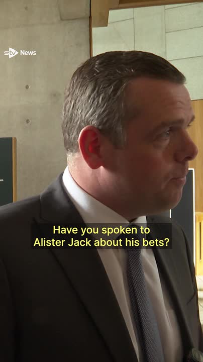 Ross: 'I've spoken to Alister Jack about betting and he's broken no rules.' Jack admitted placing wagers on the ballot but said he had no knowledge of the election date. Follow live: