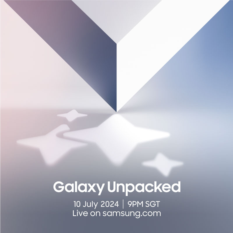 Register now for an exclusive e-voucher worth up to $210. Double your Galaxy in our daily lucky draw! Stand a chance to win another Galaxy when you pre-order with your e-voucher. Daily winners from 10 - 23 July 2024. #SamsungUnpacked #GalaxyAI *T&Cs apply.