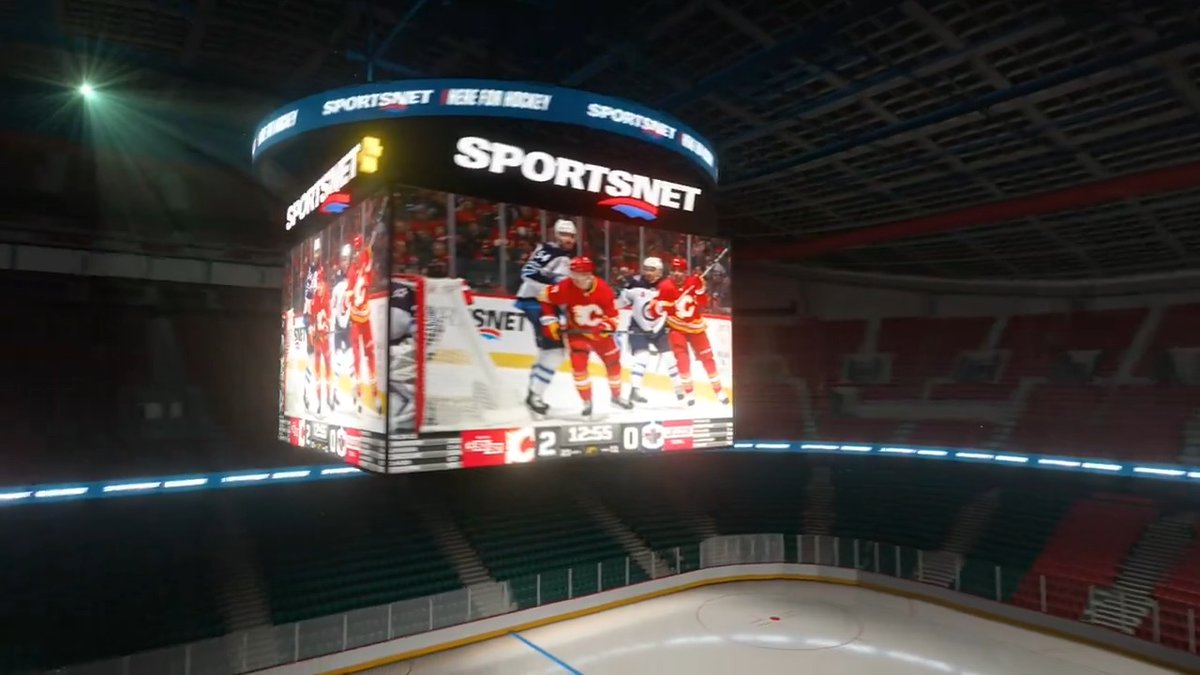3.75 TIMES BIGGER ๐คฏ The new Sportsnet Scoreboard, coming soon to the Scotiabank Saddledome ๐ฅ More info:
