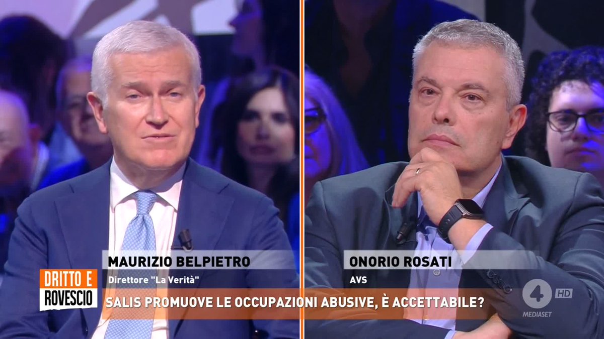 Salis promuove le occupazioni abusive, Maurizio Belpietro: "Sono convinti di essere dei Robin Hood ma lo sono al contrario" #Drittoerovescio