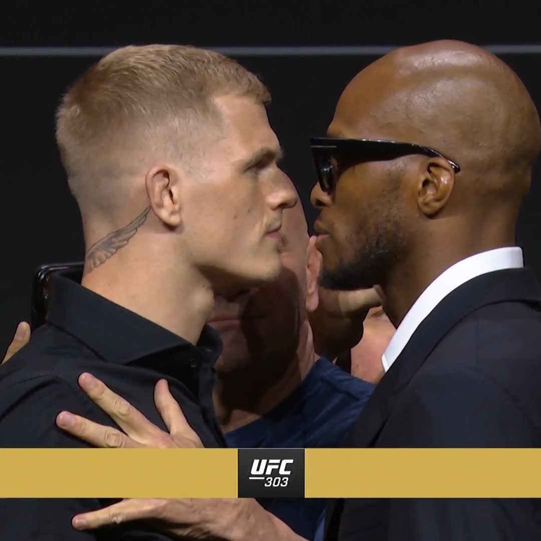 TENSION RISING IN THIS ONE #UFC303