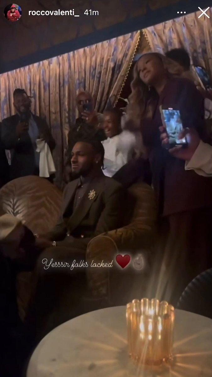 Bronny's reaction to getting drafted ❤️ (via roccovalenti_/IG)