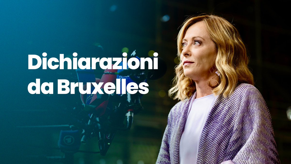 Bruxelles, le mie dichiarazioni di poco fa alla stampa.
