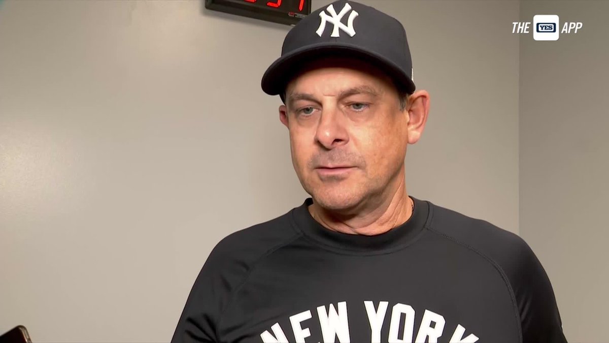 “I don’t wanna sugarcoat it, but you see a lot of the really good tonight.” -Aaron Boone listed the many positives that he took away from Carlos Rodón’s outing tonight