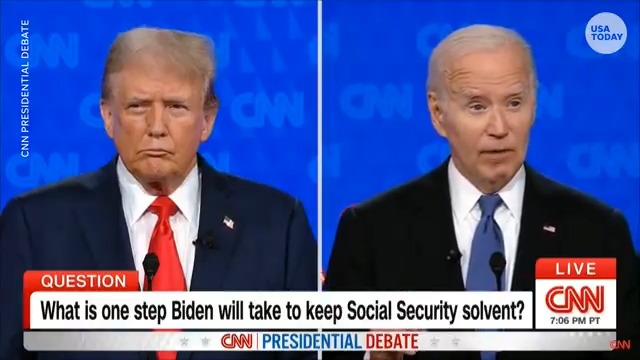 President Joe Biden details plan to keep Social Security solvent by taxing the wealthiest Americans during the CNN Presidential Debate.