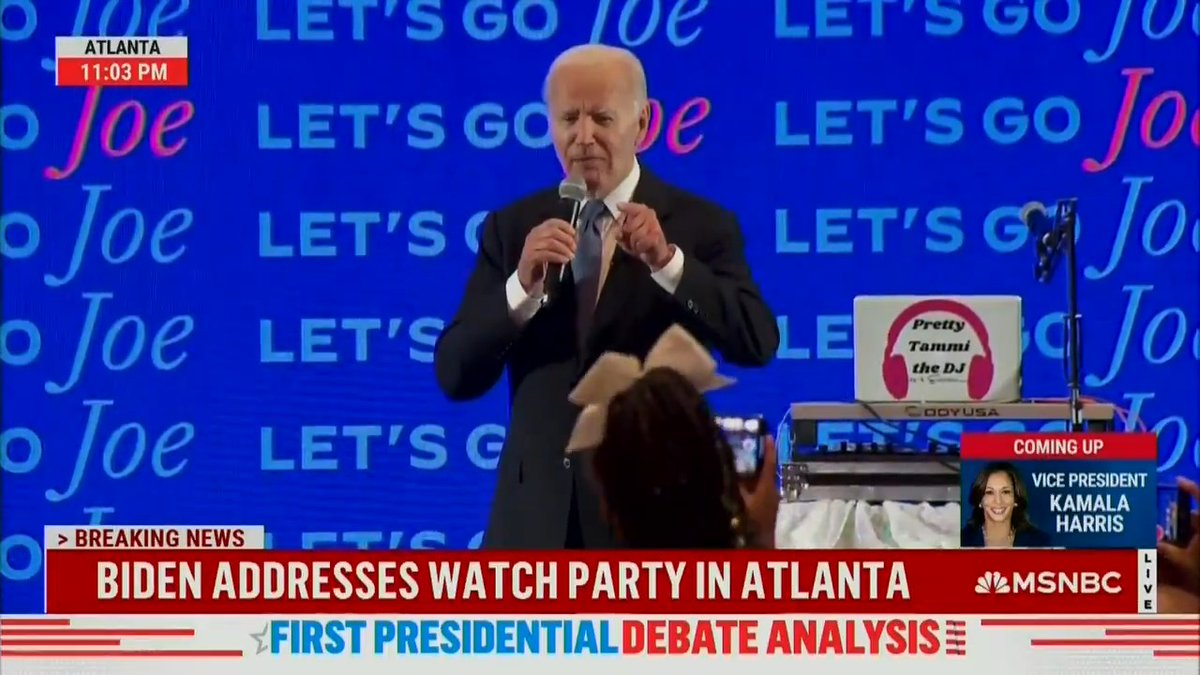 President Biden: Trump is a liar. They are going to be out there fact checking all of the things that he said. I cannot think of one thing he said that was true. We're going to beat this guy