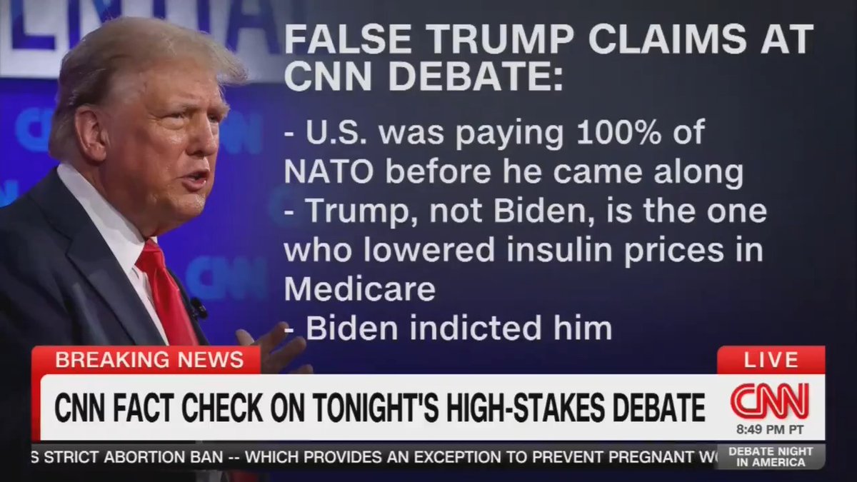Make this one go viral, folks. It takes a full 2 minutes and 51 seconds to fact-check *28* of Donald Trump’s lies (and I’m sure they missed several), and everyone needs to see it. Remind them of what a truly dangerous liar Trump is.