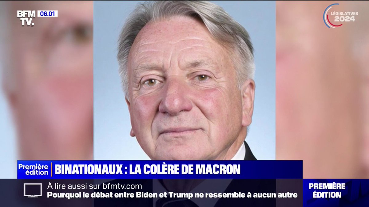 Le député RN Roger Chudeau estime que les postes ministériels doivent être occupés "par des Franco-Français"