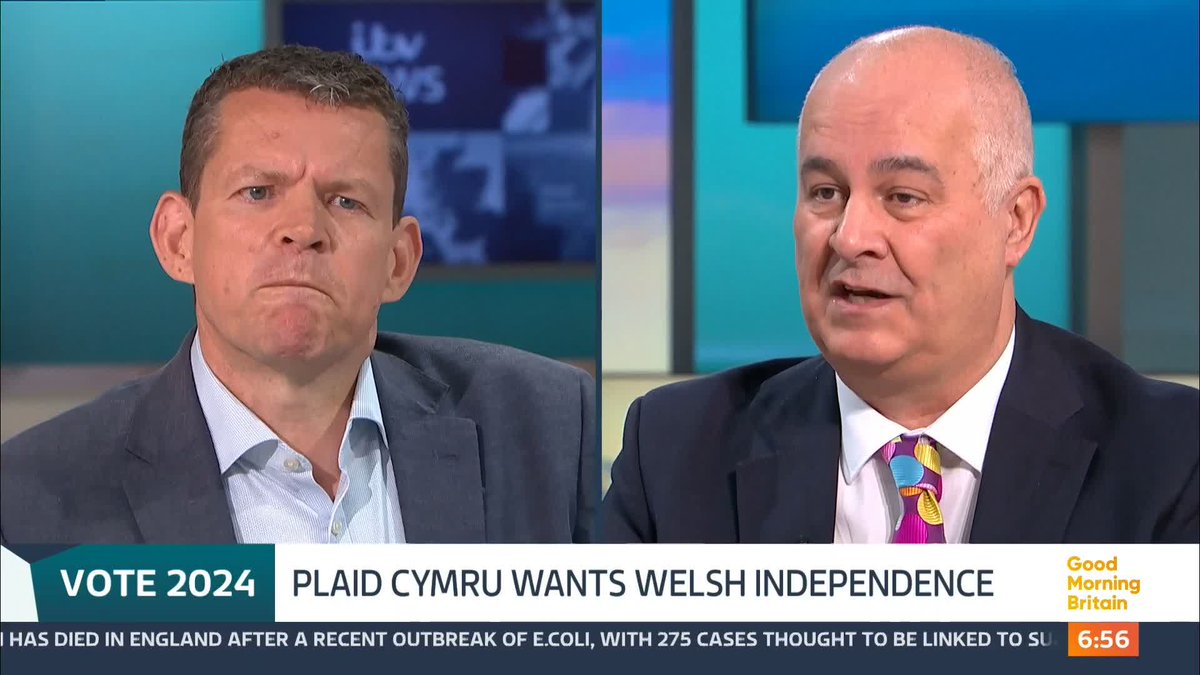 “Most people watching this morning will agree that something is fundamentally wrong currently with the UK. Part of the answer we’re putting forward is - let’s redesign the relationship.” Rhun ap Iorwerth on Good Morning Britain