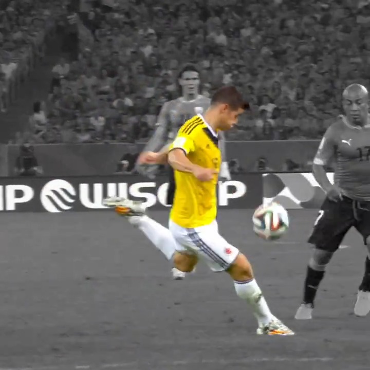 Histórico. 🤩🇨🇴 @JamesDRodriguez | #CopaMundialFIFA