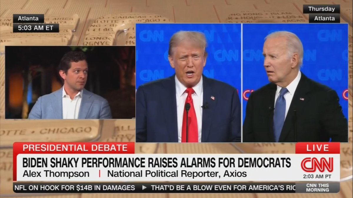 Strong words from Alex Thompson: "As someone that's reported on Biden's age quite a few times, I can tell you that the WH's response every single time it has come up, for three and a half years, has been to deflect, to gaslight, to not tell the truth..."