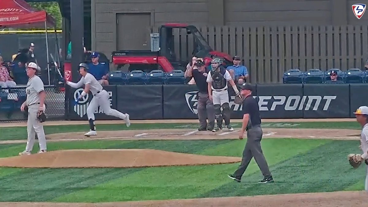 Alabama's No. 3 player in 2027 broke out the 𝐁𝐎𝐎𝐌 𝐒𝐓𝐈𝐂𝐊 💥 Rocco Maniscalco (Oxford High School Baseball) belted a three-run homer for Excel Baseball. Prep Baseball | Prep Baseball Alabama | #15uNat24