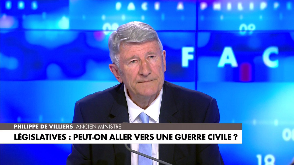 Philippe de Villiers : «Si on veut que la France demeure, l’urgence est de refabriquer des petits Français», dans #FaceaPhilippeDeVilliers