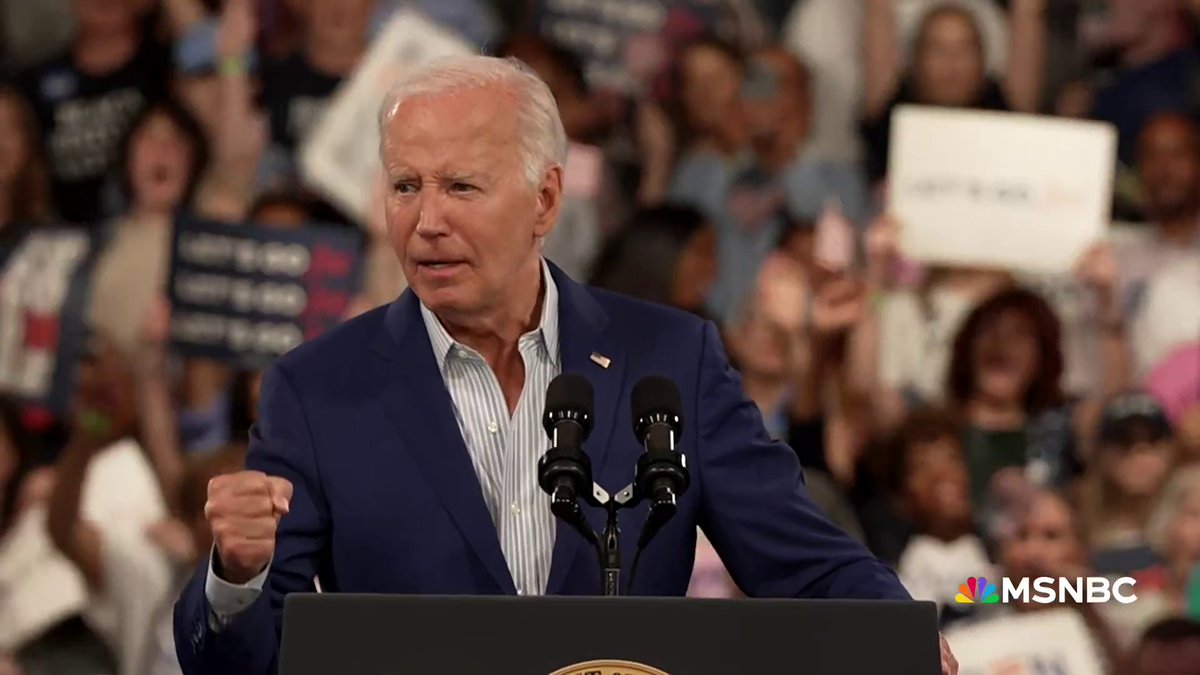 "I don't debate as well as I used to. But, I know what I do know. I know how to tell the truth." President Biden addresses his debate performance in battleground North Carolina rally.