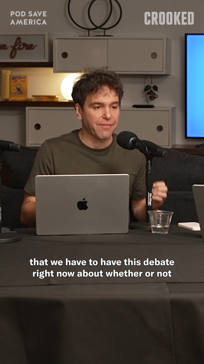 We need to have this conversation right now. Listen to the latest episode of Pod Save America now wherever you get your podcasts. #PodSaveAmerica #CrookedMedia #Debate #Biden