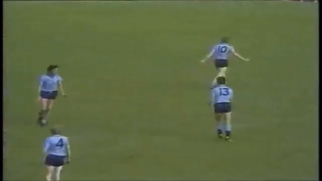 A memorable strike from Barney Rock in the All-Ireland Final against Galway back in 1983 ๐ Dublin take on Galway in the All-Ireland Quarter Final at Croke Park on Saturday evening! #UpTheDubs