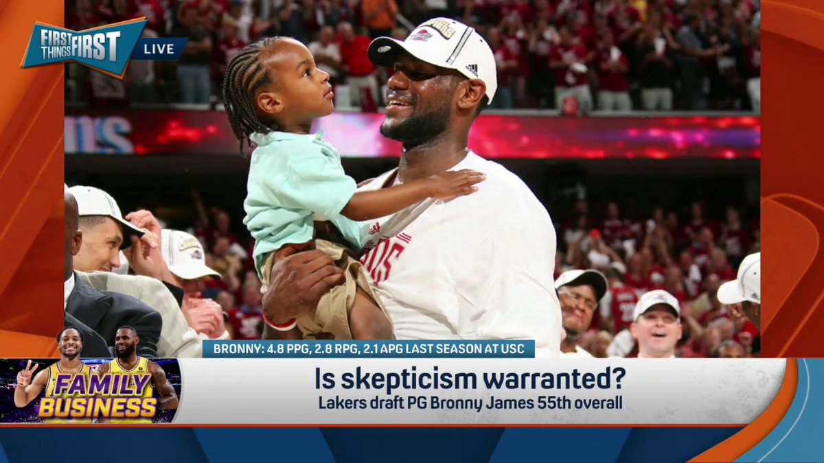I have found the Bronny James coverage to be so wildly disingenuous & dishonest, that I truly can’t believe it. This is one of the coolest sports stories ever & folks are letting their transparent dislike & jealousy of LeBron make them miss that point.