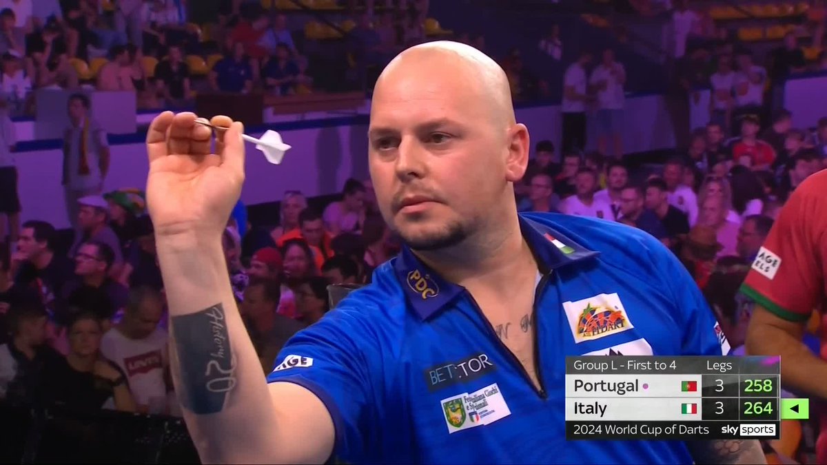 ITALY BREAK NEW GROUND! 🇮🇹 Italy beat Portugal in a thriller to reach the knockout stage for the first time! 📺 #WorldCupofDarts | Group L