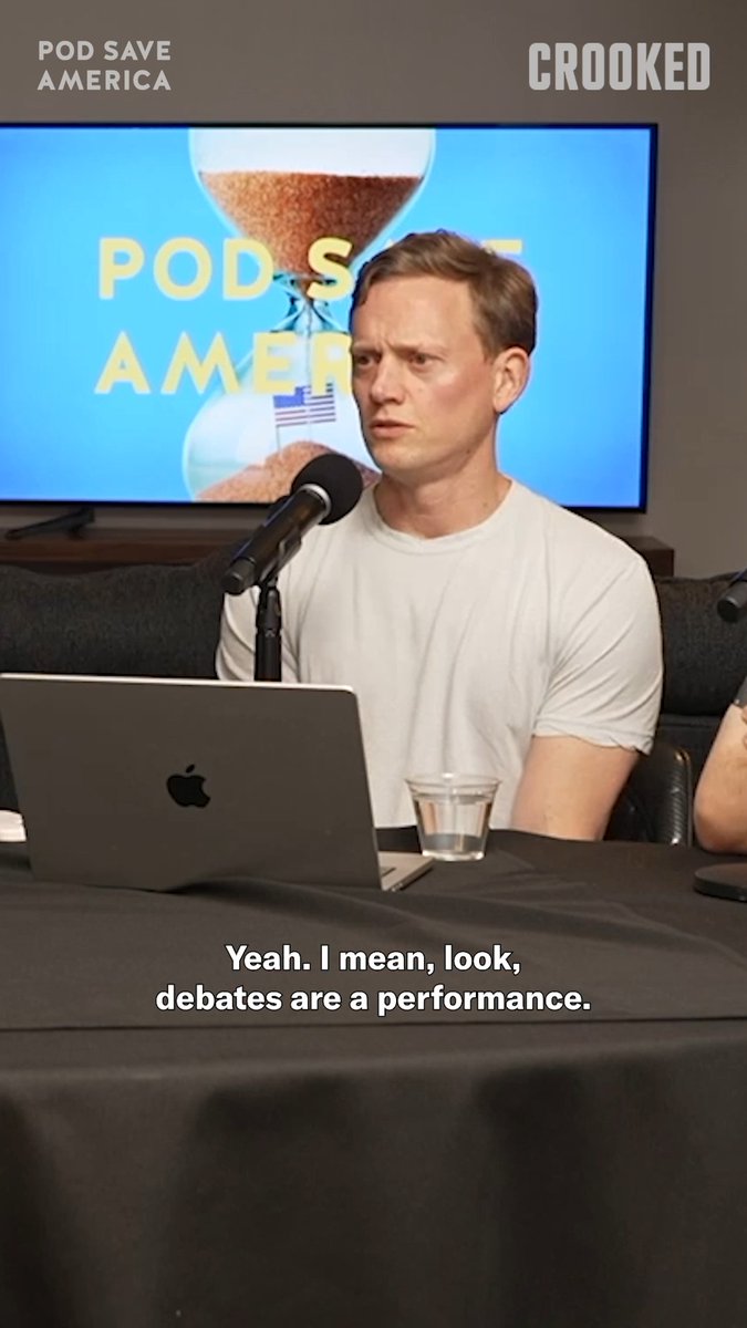 Welp. We're not going to sugarcoat it. Listen to the latest episode of Pod Save America now wherever you get your podcasts. #PodSaveAmerica #CrookedMedia #Debate #Biden #Trump
