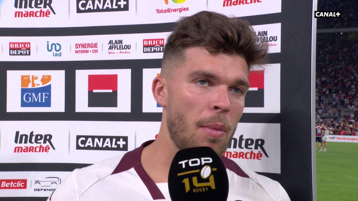 "Je ne pensais pas qu'il y avait autant d'écart" 🎙️ Matthieu Jalibert abattu après la défaite de l'UBB en finale contre Toulouse 🙁 #STUBB | #FinaleTOP14