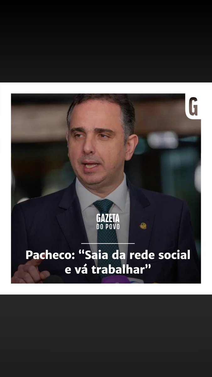 “Saia da rede social e vá trabalhar”, diz Pacheco sobre políticos que atacam o STF