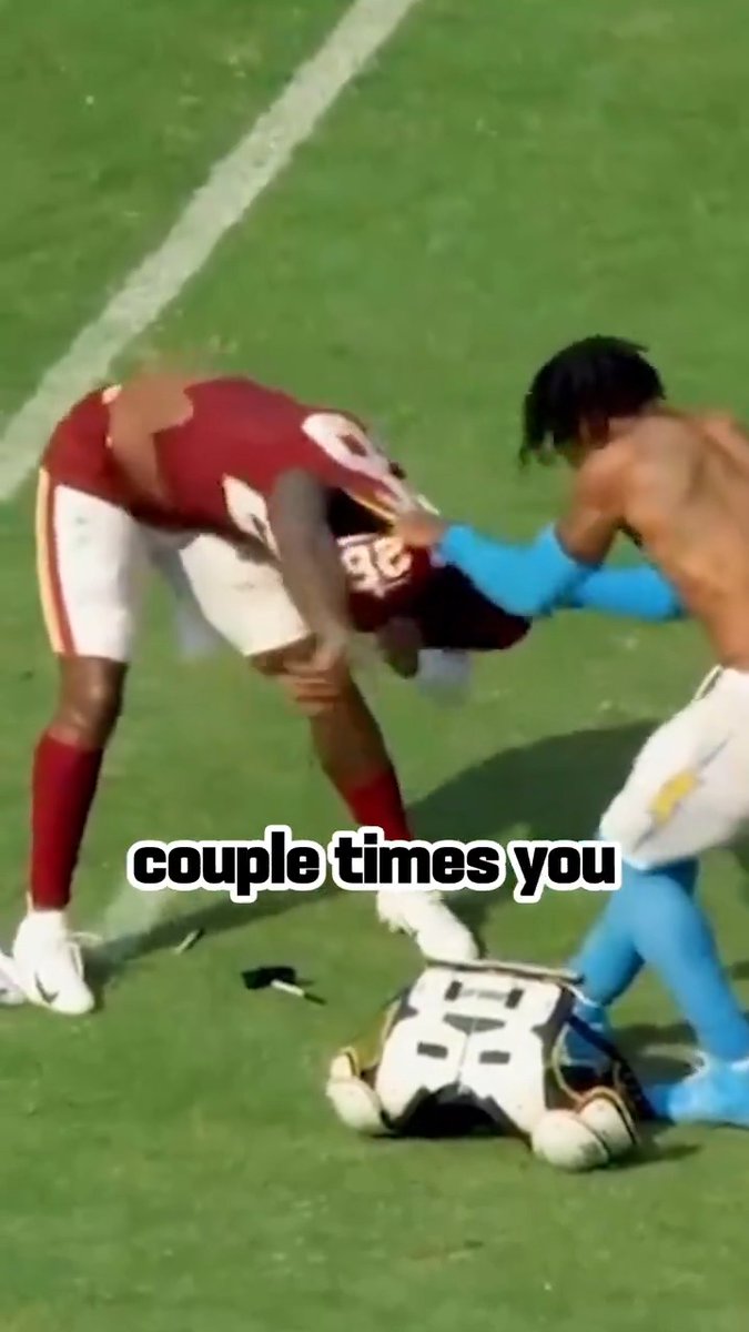 It's always a struggle taking the pads off ๐ญ (via NFL Films)
