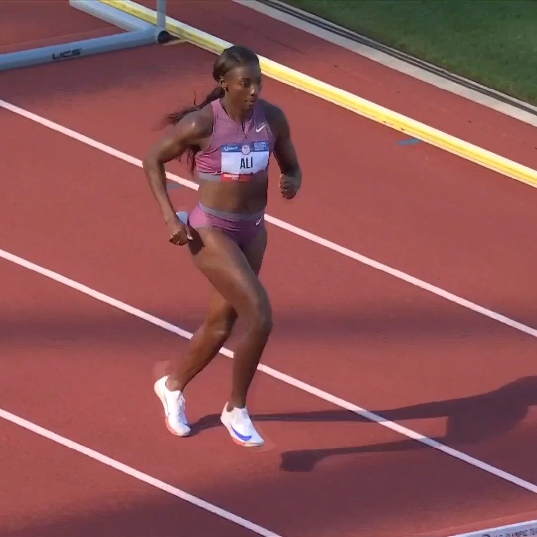 Nia Ali playing chess, not checkers #TrackFieldTrials24 Nia Ali