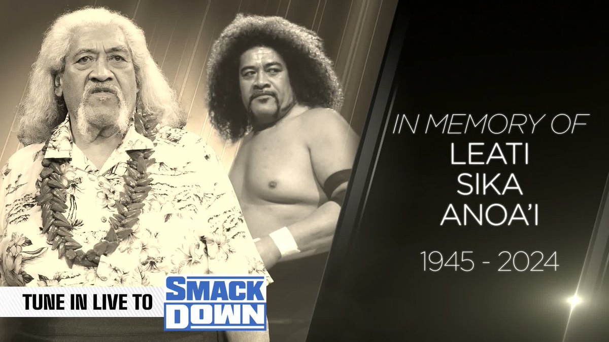 Look back at the remarkable career of WWE Hall of Famer and Roman Reigns’ father Sika Anoa’i. #SmackDown