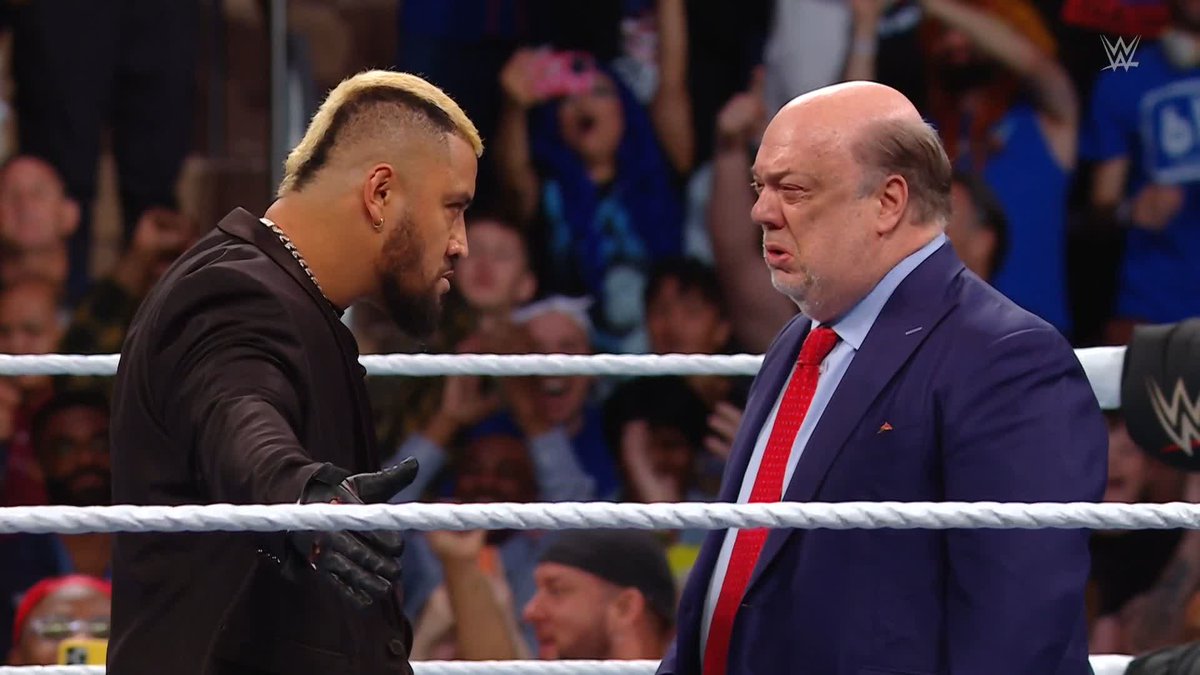 "I acknowledge that you are NOT MY TRIBAL CHIEF!" You tell 'em, Paul Heyman! 😡 #SmackDown