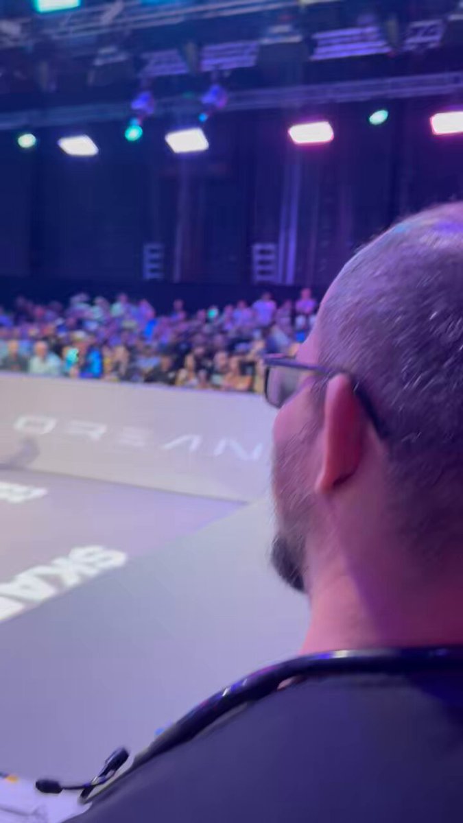 A BRAWL breaks out at $KARATE COMBAT (ALT/SZN) 47 and President Awesome jumps into the PIT and Chokes a Man OUT COLD 🤯🤯🤯